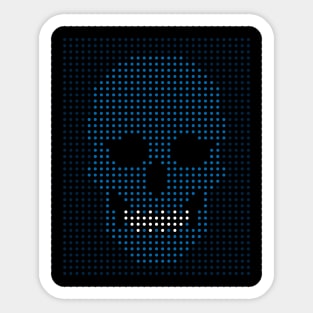 Digital skull Sticker